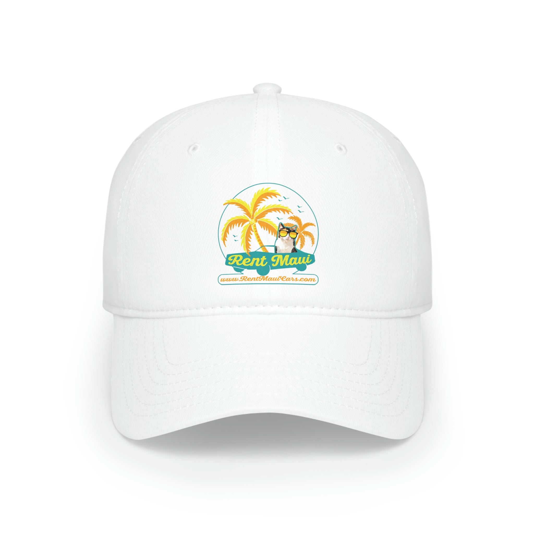 Rent Maui Palm Trees Cat Baseball Cap