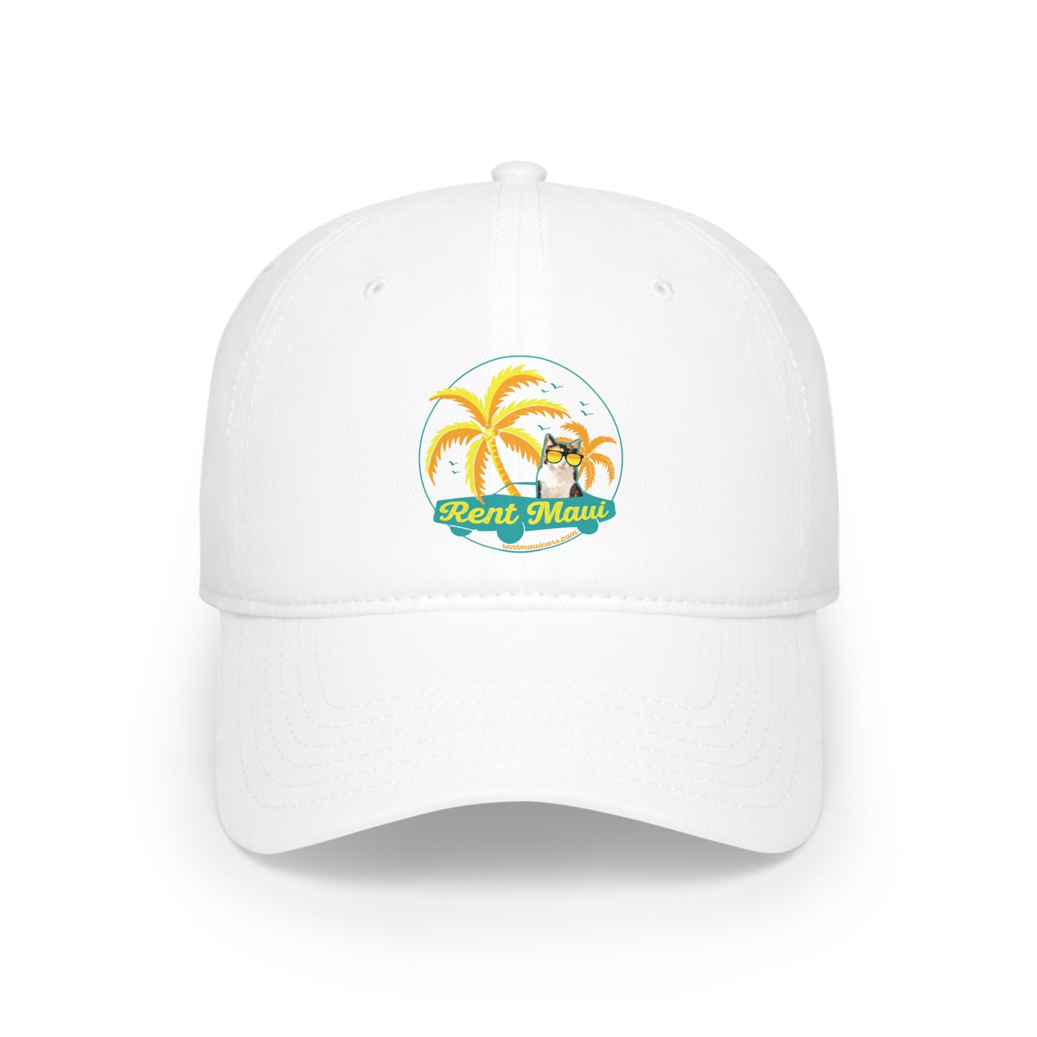 Rent Maui Palm Trees Cat Baseball Cap