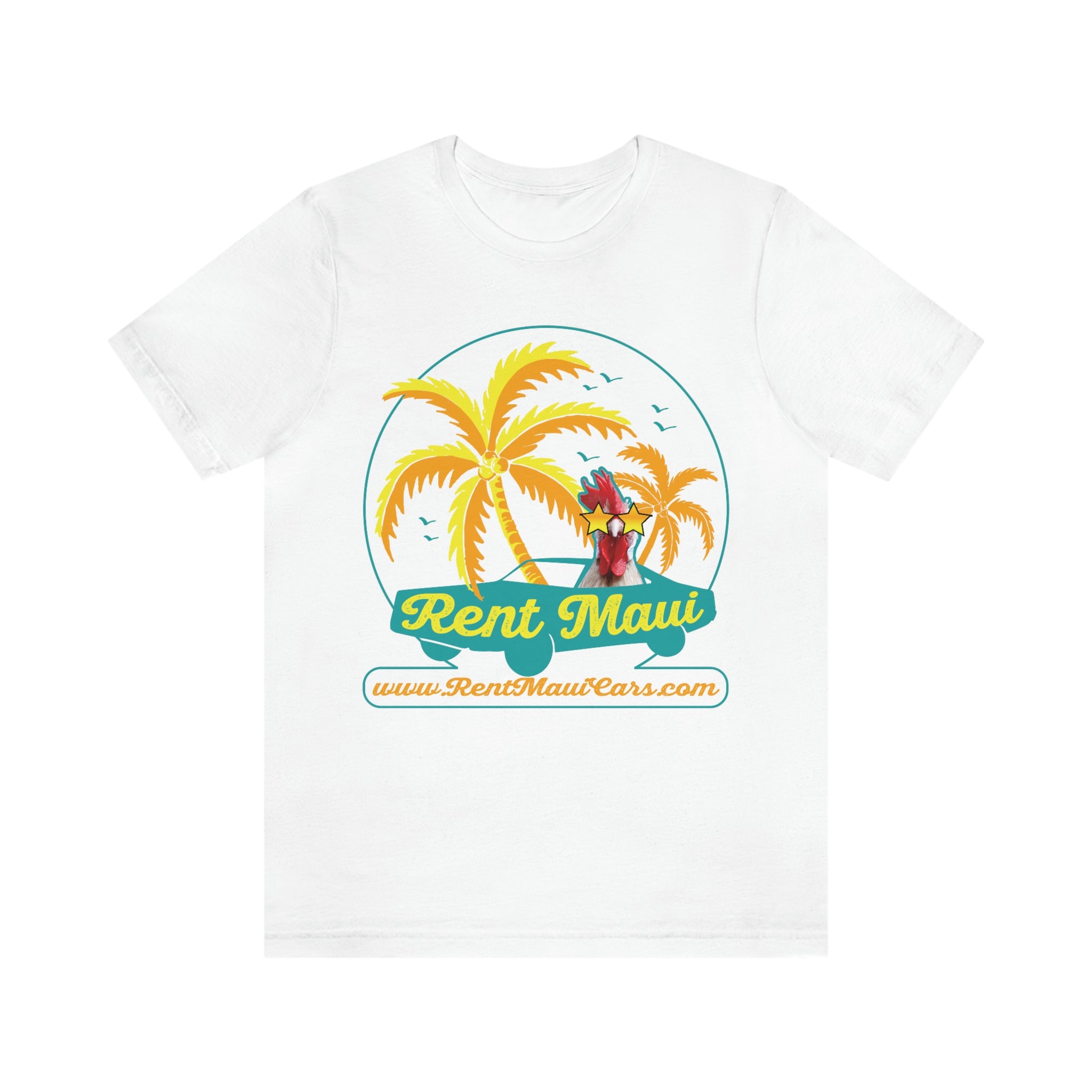 Rent Maui Palm Trees Chicken Shirt