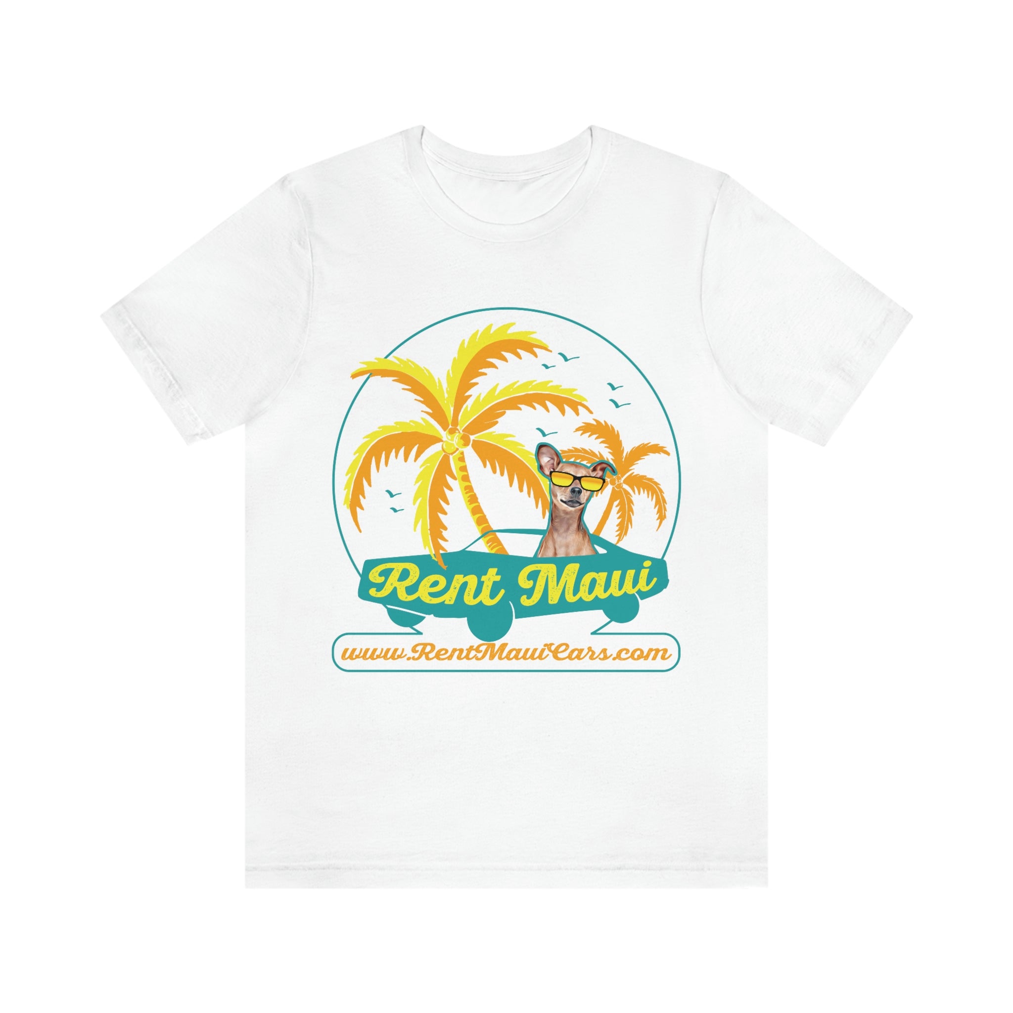 Rent Maui Palm Trees Dog Shirt