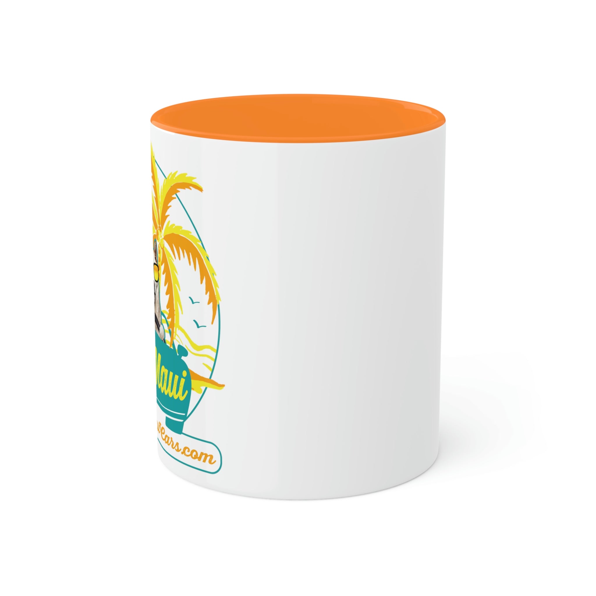 Rent Maui Husky Palm Tree Mug
